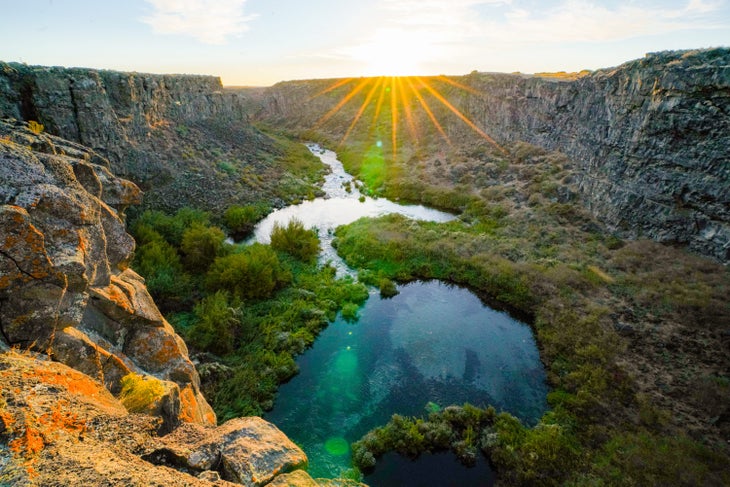 Box Canyon in southern Idaho