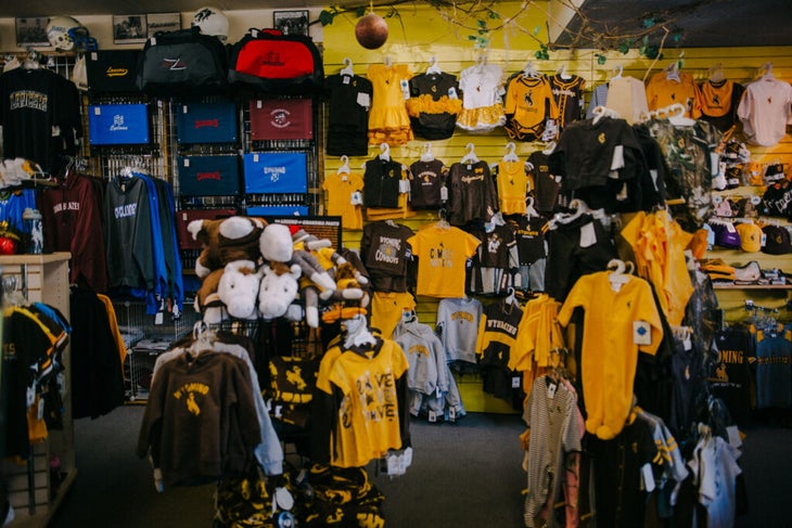 Get your UW Cowboys gear at Heartland Embroidery in Torrington.